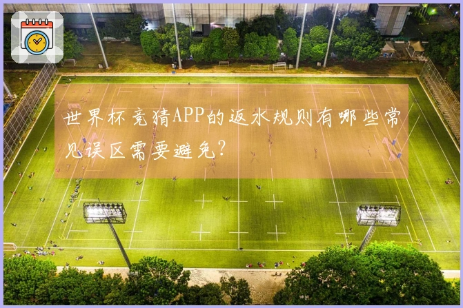 世界杯竞猜APP的返水规则有哪些常见误区需要避免？